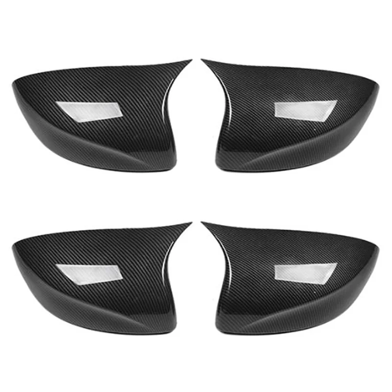 

4X крышка зеркала заднего вида для MG 5 MG5 2021, крышка бокового зеркала заднего вида автомобиля, декоративные аксессуары, углеродное волокно