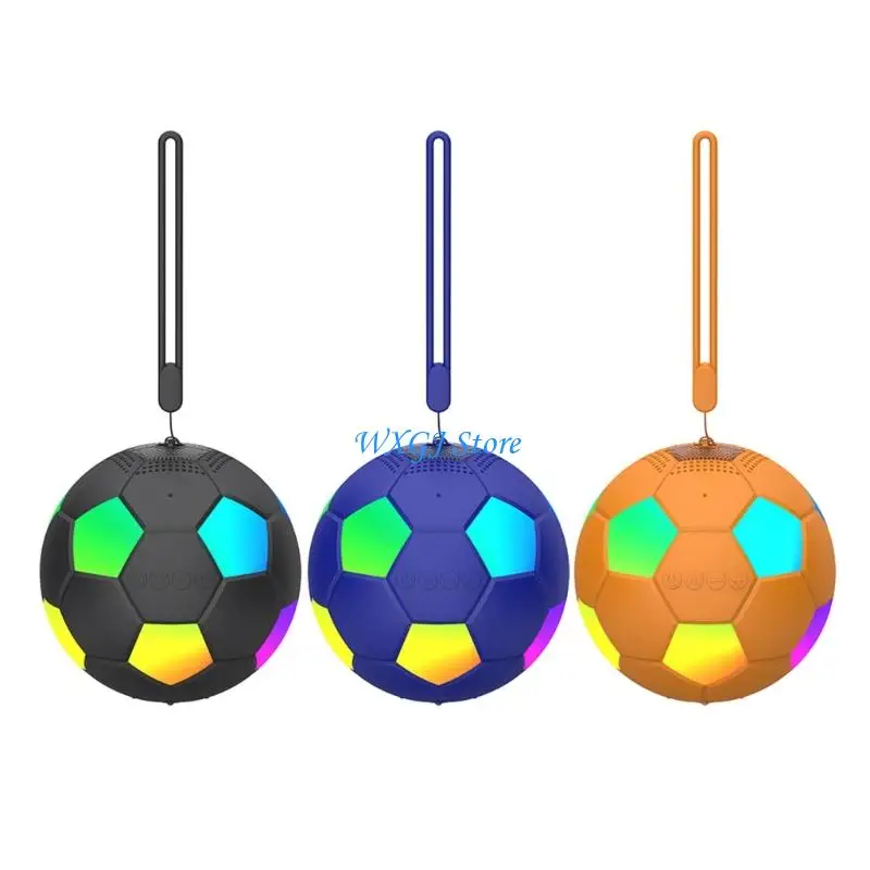 37JE Mini ABS Bluetooth-Compatible Speaker With RGBs Lighting Effects And Type C Charging Port