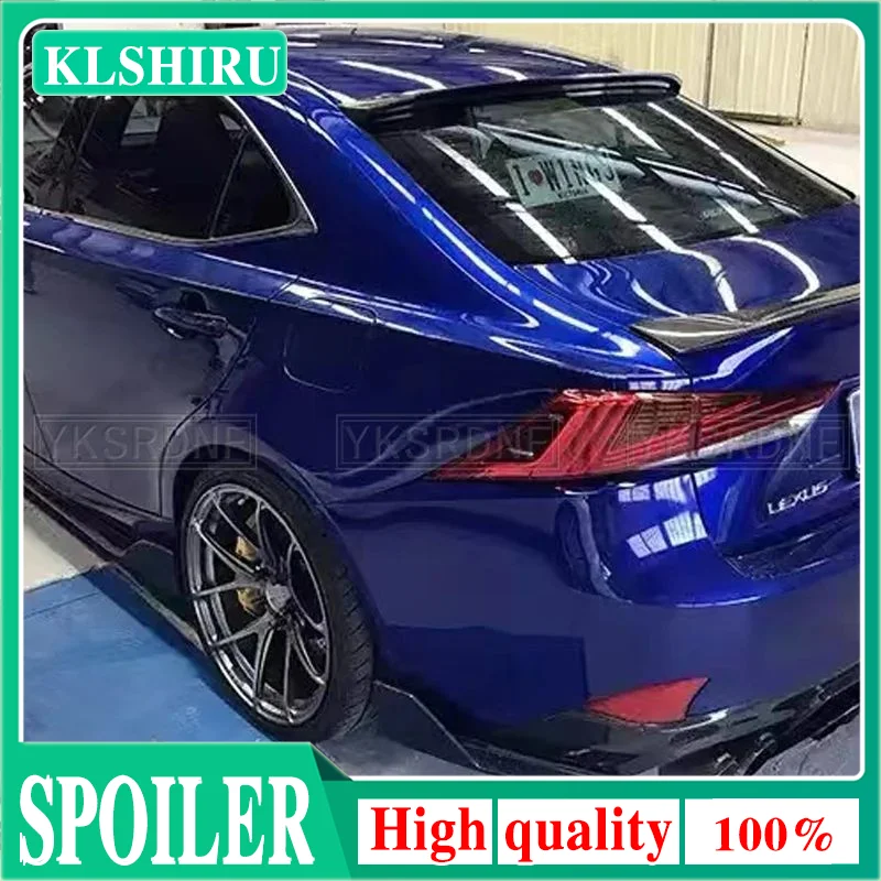 Carbon Fiber Rear Roof Spoiler Fit For Lexus IS IS250 IS300 IS350 2013 2014 2015 2016 2017