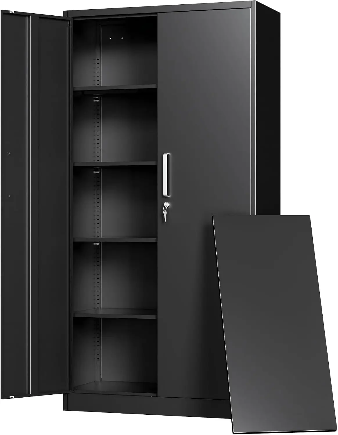 Metal Storage Cabinet with Locking Doors, 71