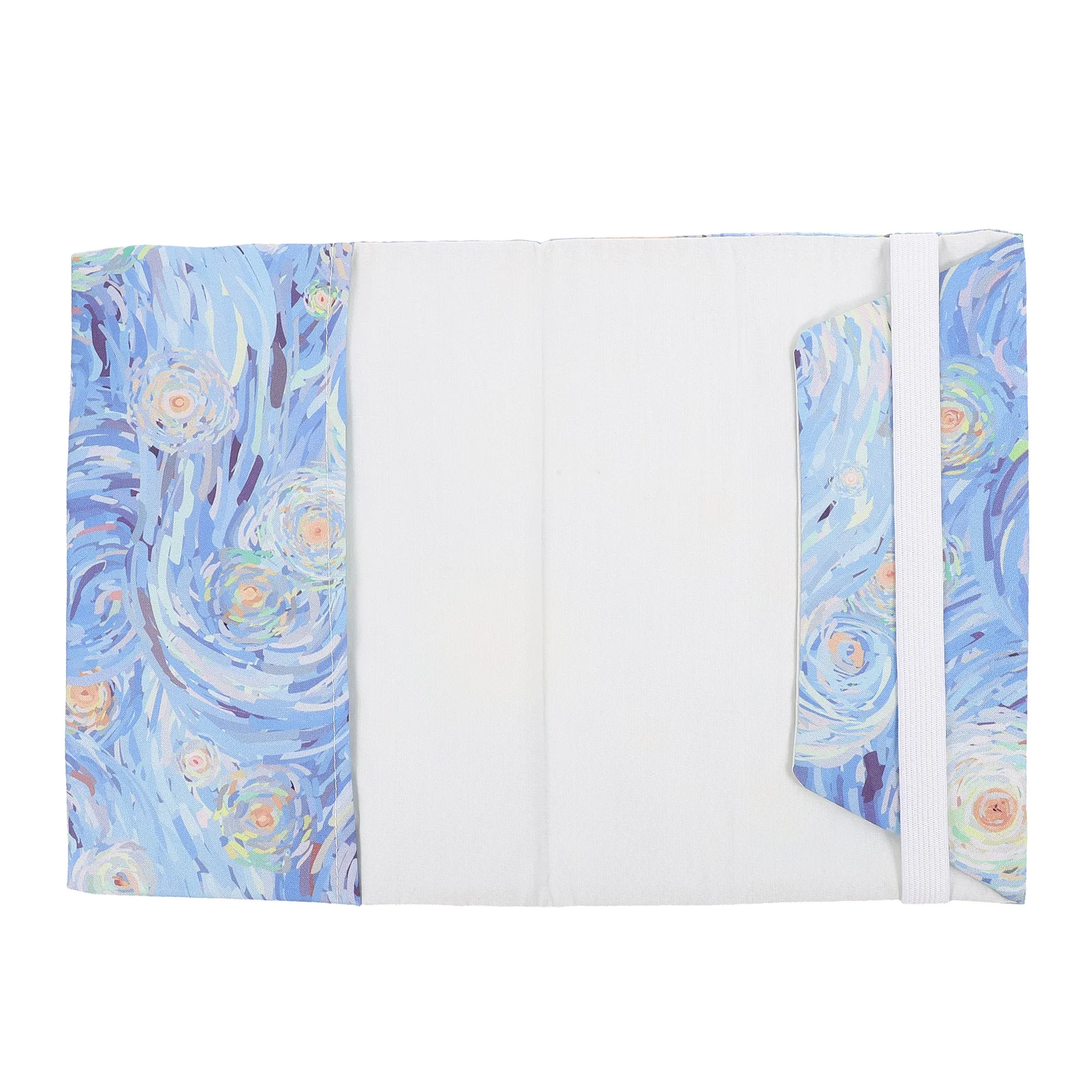

Book Cover Sleeve Protector A5 Book Covers Hardcover Soft Cloth Book Protector Flower Pattern Adjustable Book Sleeve Notebook