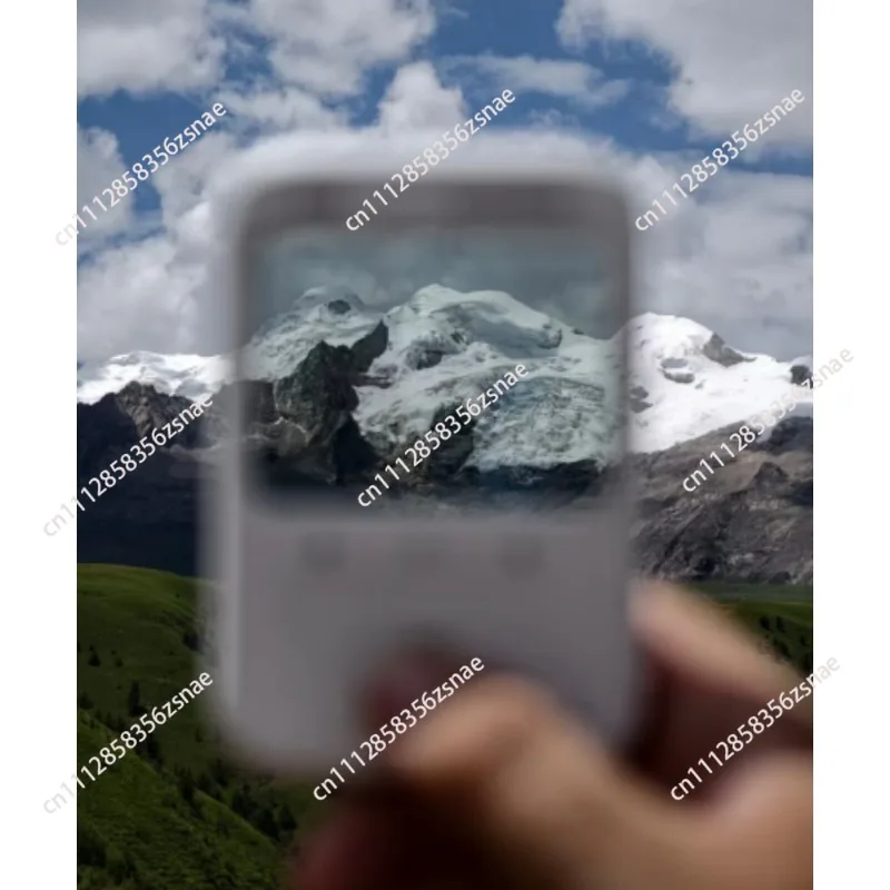 CCD Camera with Transparent Viewfinder & Built‑in Light Meter, Accurate Exposure for Vlog Selfie,Photo&Video Supported
