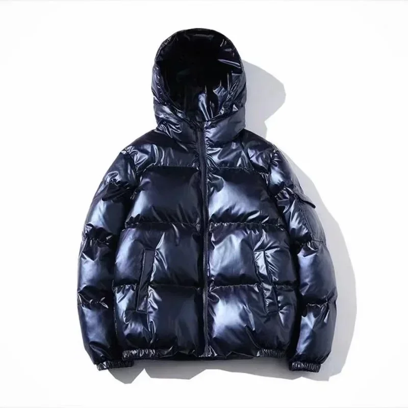 Men Winter Parkas Thick Hooded Jacket New Thicken Warm Harajuku Coat Male Casual Zipper Fashion Jackets Women Windproof Outwear