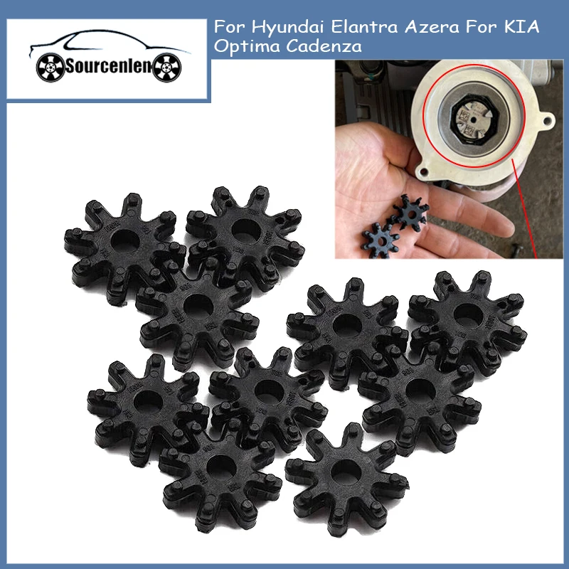 10 Stück Lenksäulenzahnrad flexibles Paar 563152 K000FFF 56315-2K000-FFF Für Hyundai Elantra Azera Für KIA Optima Cadenza