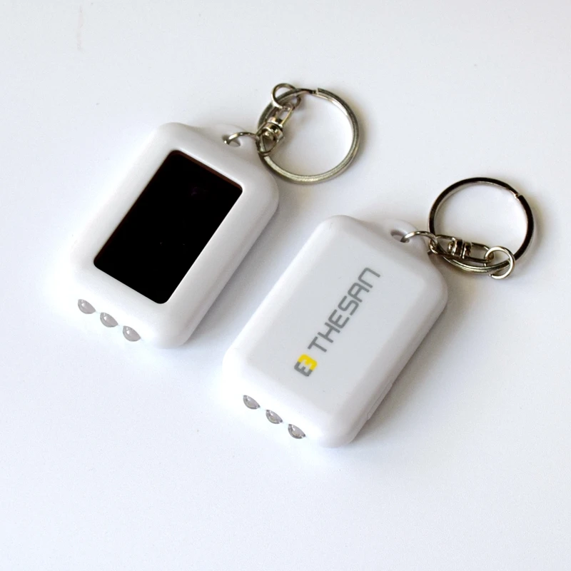 1/2/4 pces readstar portátil ao ar livre mini lanterna de energia solar 3 bulds led luz keyring tocha lâmpadas de emergência luz solar presente