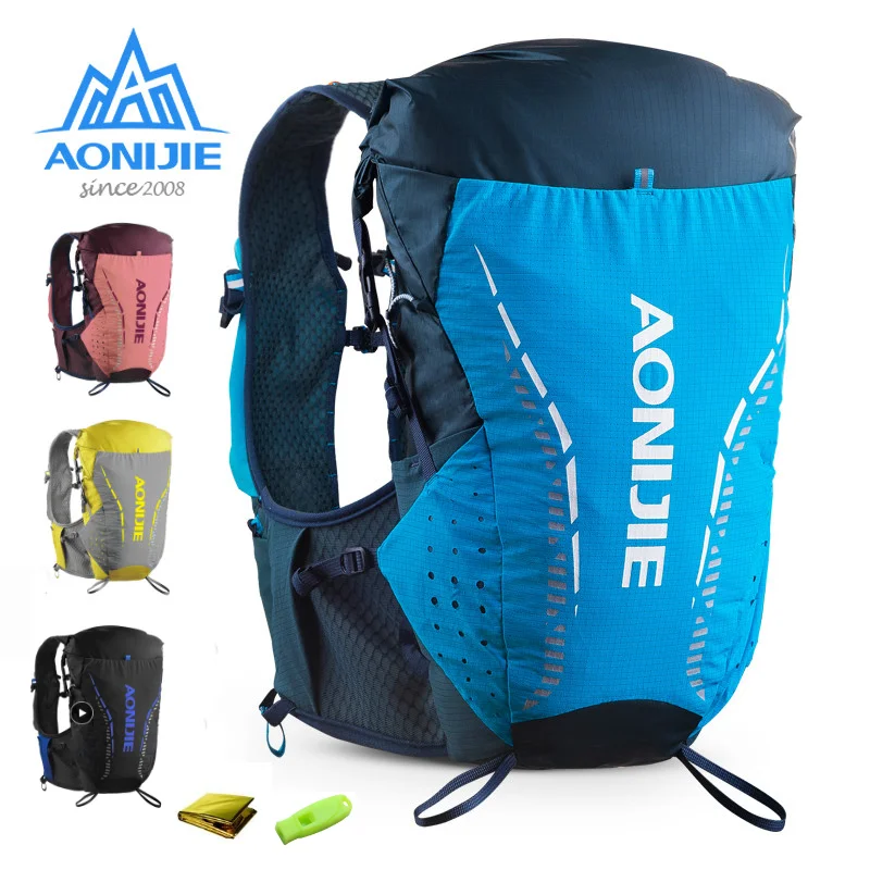 AONIJIE C9104S 18L Trink Rucksack Pack Tasche Weiche Wasser Blase Glaskolben Wandern Trail Running Marathon Rennen Single pack