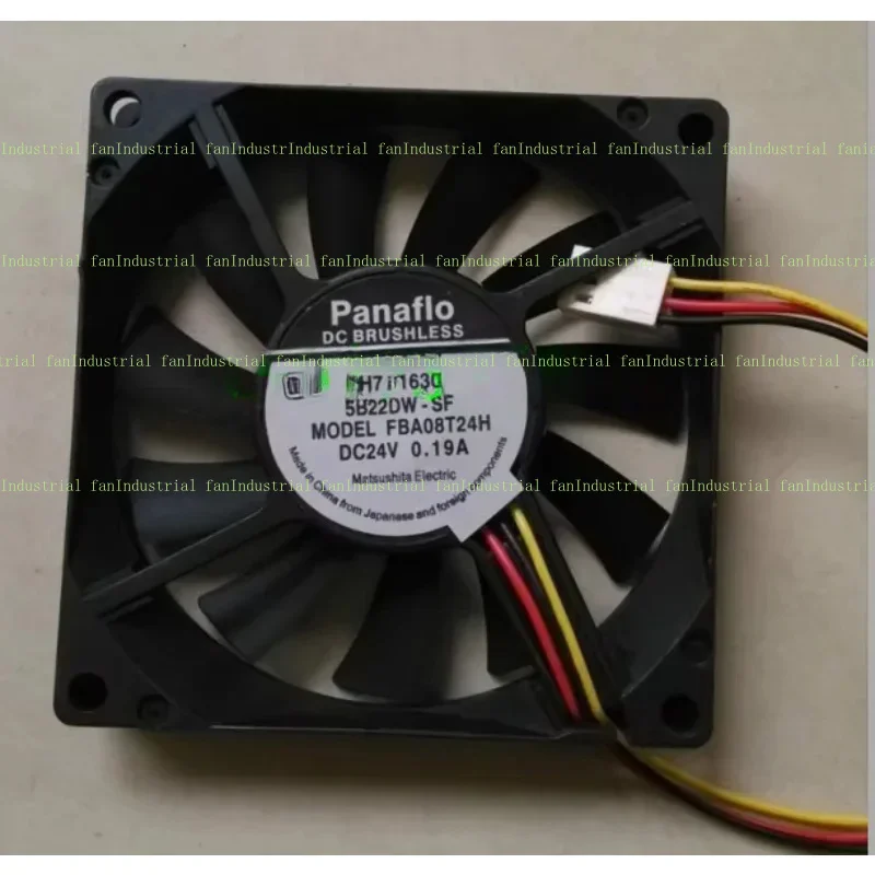 Panaflo FBA08T24H 24 В 0,19 А 80x80x15 мм 3-проводной охлаждающий вентилятор для сервера