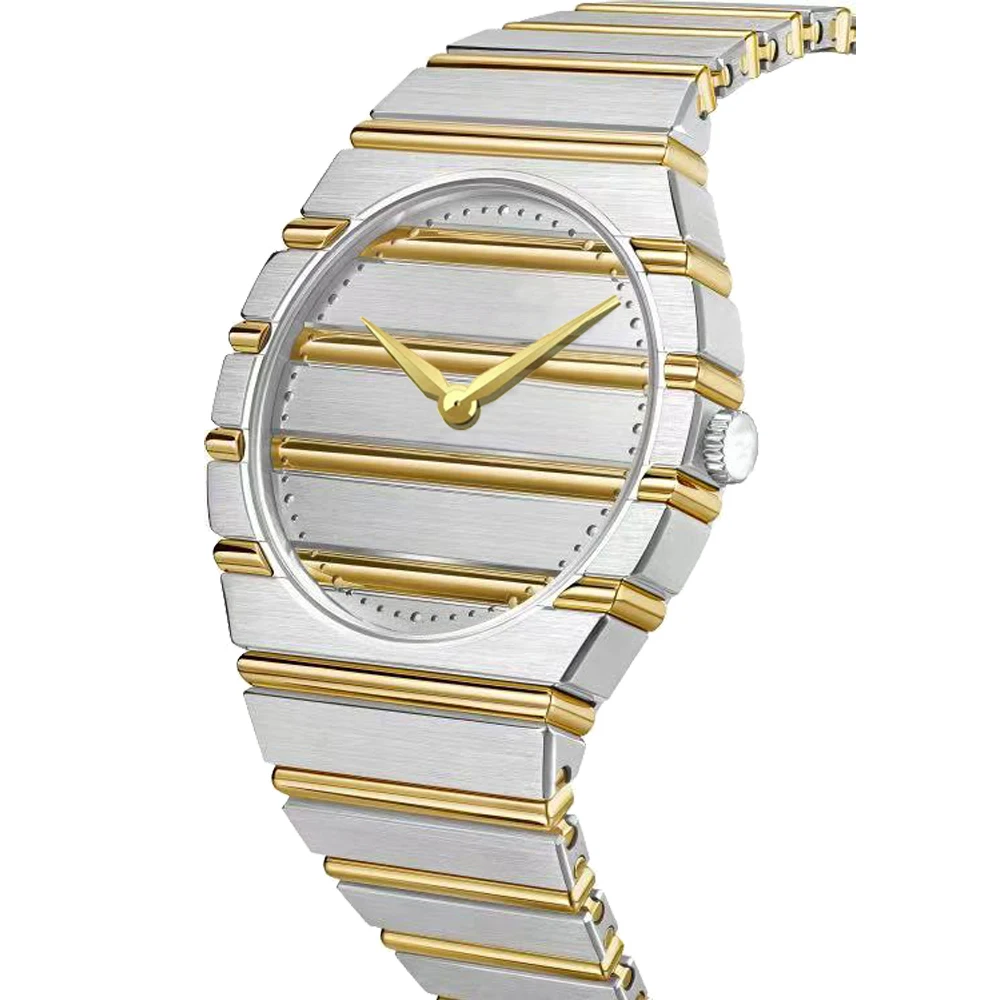 Specht & Söhne 2026 Ultrathin Sport Quartz Watch for Men 37MM PVD Gold Stainless Steel 50M Waterproof New Fashion Wristwatch