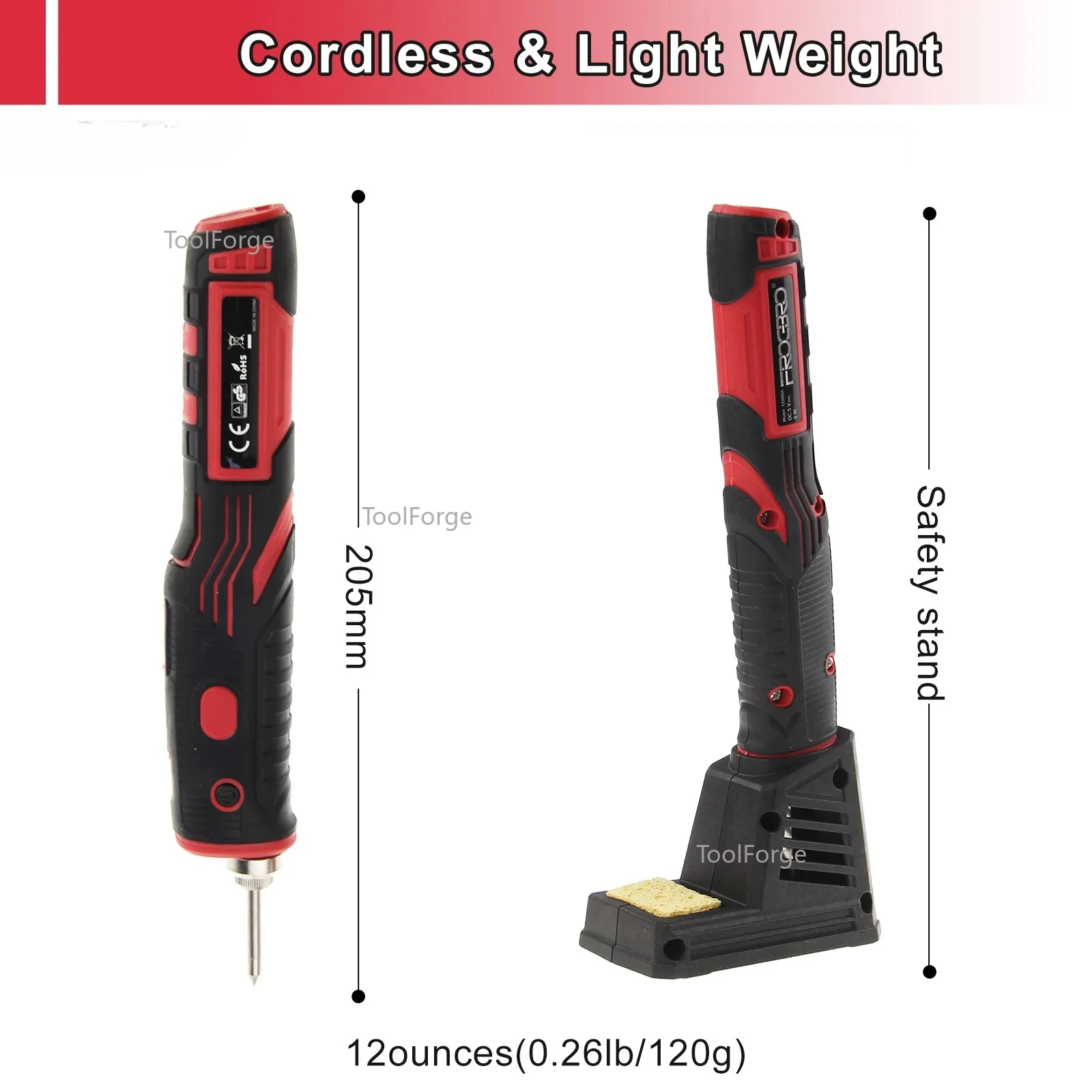 Rechargeable Wireless Soldering Iron Electronic Appliances Efficient Maintenance Welding Tools Household and Outdoor