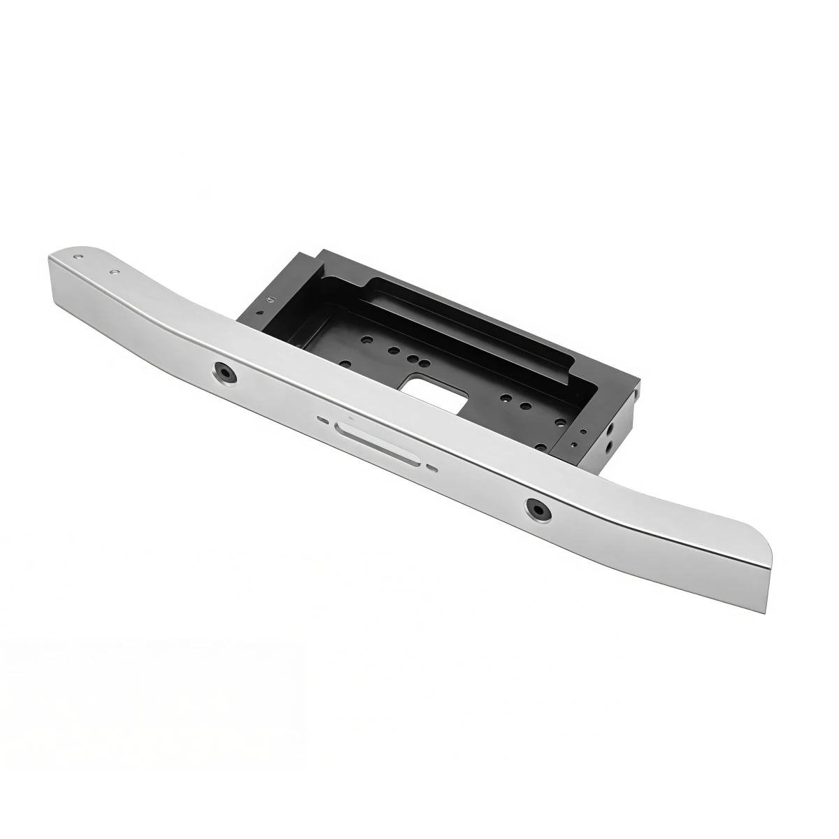 Metal Front‑Bumper With Winch‑Drop‑Mount Base For RC4WD G2 FJ40 Land‑Cruiser 1/10 RC Crawler Hard‑Body Upgrade Parts