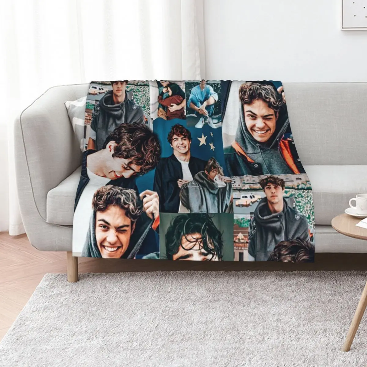 

Noah Centineo, Peter Kavinsky collage phone case Throw Blanket Winter beds Shaggy Blankets For Baby Thermal Blankets