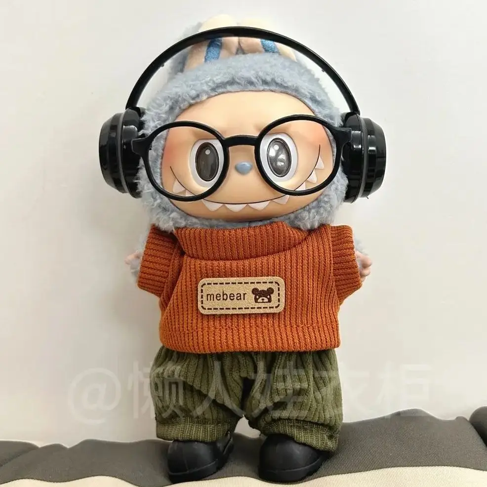 

Clothes for Labubu 1-3 Gen 17cm Pendant Outfits | Orange Soda Themed Doll Clothes Set | Super Cute Plush Toy Dress-Up