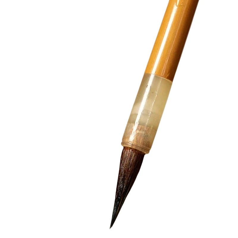 Slender Gold Script Mixed Hair Calligraphy Brush Small Regular Script Writing Brush Chinese Painting Outline Pen Huzhou Brush