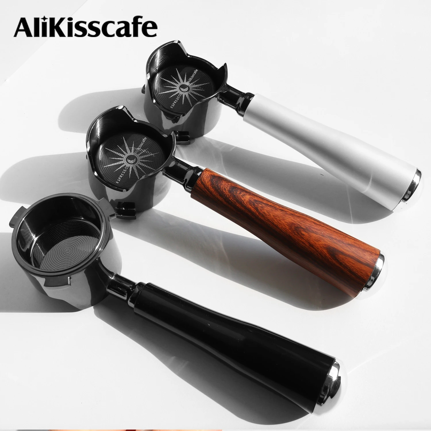 AliKisscafe 51mm Coffee Bottomless Portafilter Naked for Delonghi La Specialista EC9555 EC9335 Espresso Accessories Barista Tool view 4