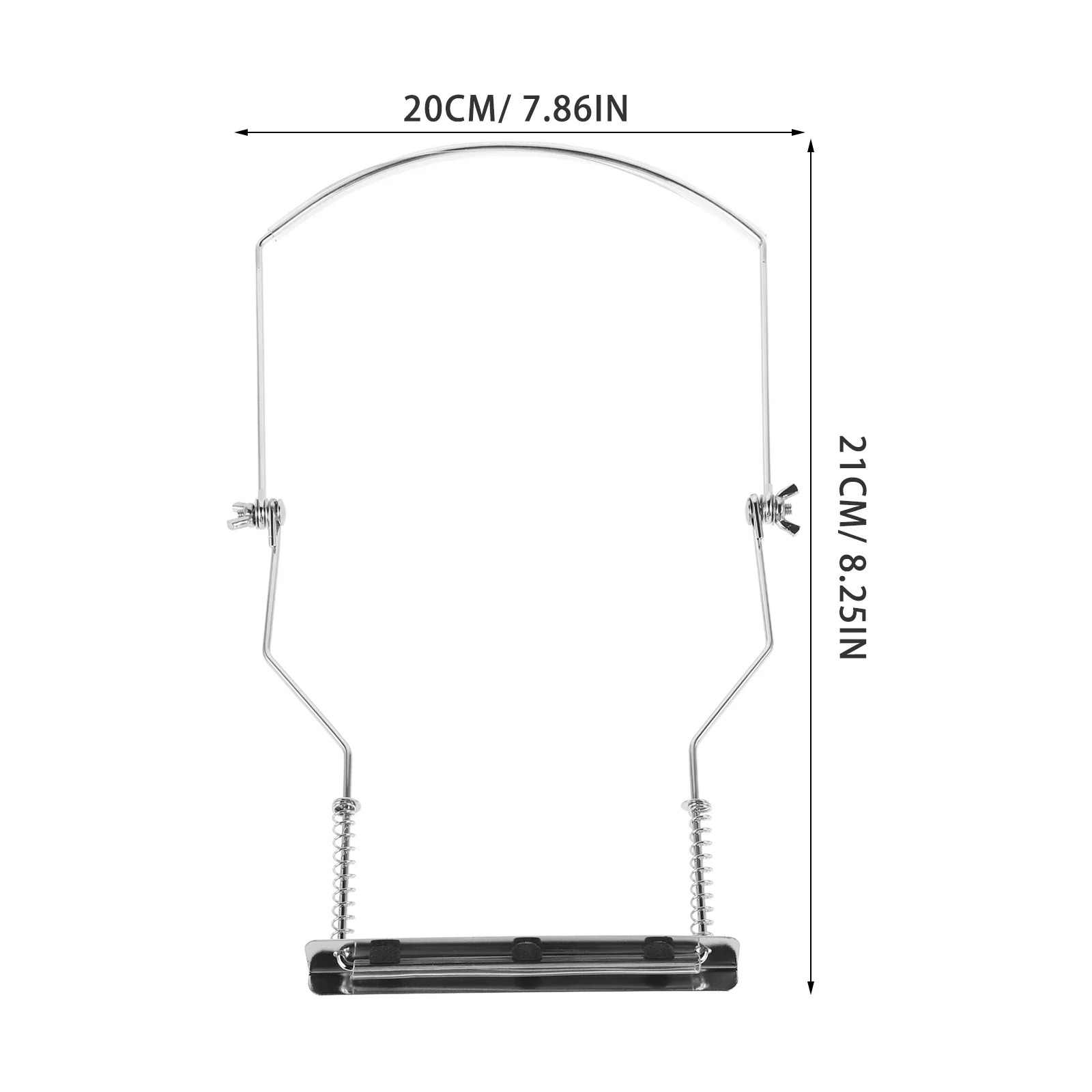 حامل هارمونيكا معدني ذو 10 فتحات، نوع معلق، دعم مستقر متين لممارسة الأداء، حامل رقبة هارمونيكا #5