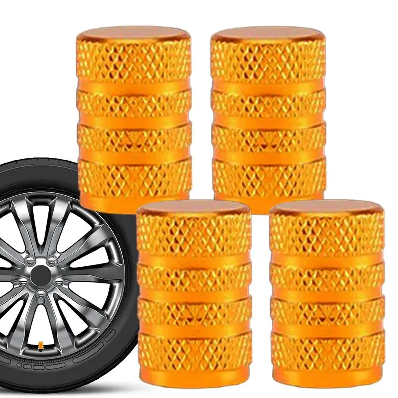 Tire Valve Stem Caps 4PCS Dust-Proof Stem Covers Tire Sealing Ring Wheel Air Caps Cover Dust-Proof Stem Covers Sturdy Stem