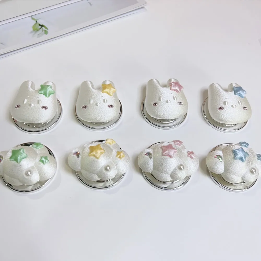 3D Cartoon Magnetic Phone PopSocket Anti-slip Korean Ins GripTok Kawaii Desktop Phone Kickstand Mobilephone Airbag Bracket Stand view 3