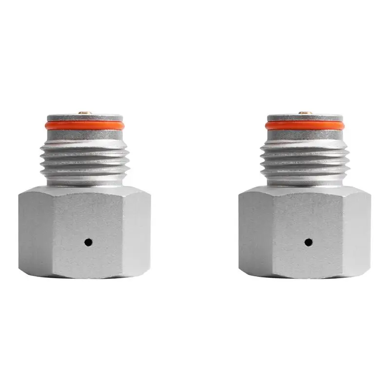 ABVG-2X Soda CO2 Pressure Regulator Adapter,Female TR21-4 Soda Cylinder To Male G1/2 Co2 Tank