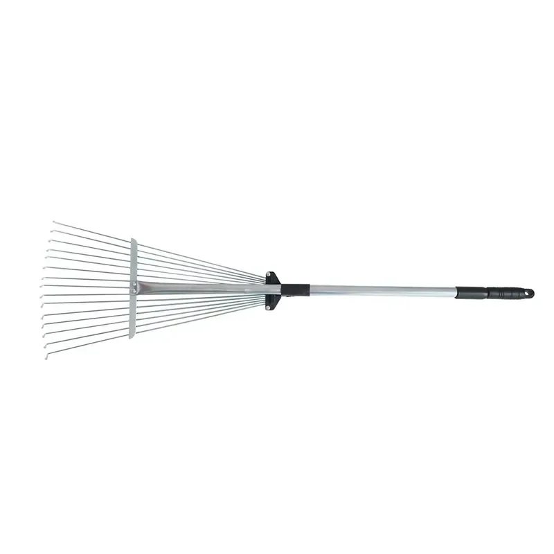 Factory Wholesale 9 Teeth 15 Teeth Stainless Steel Adjustable Retractable Garden Rake