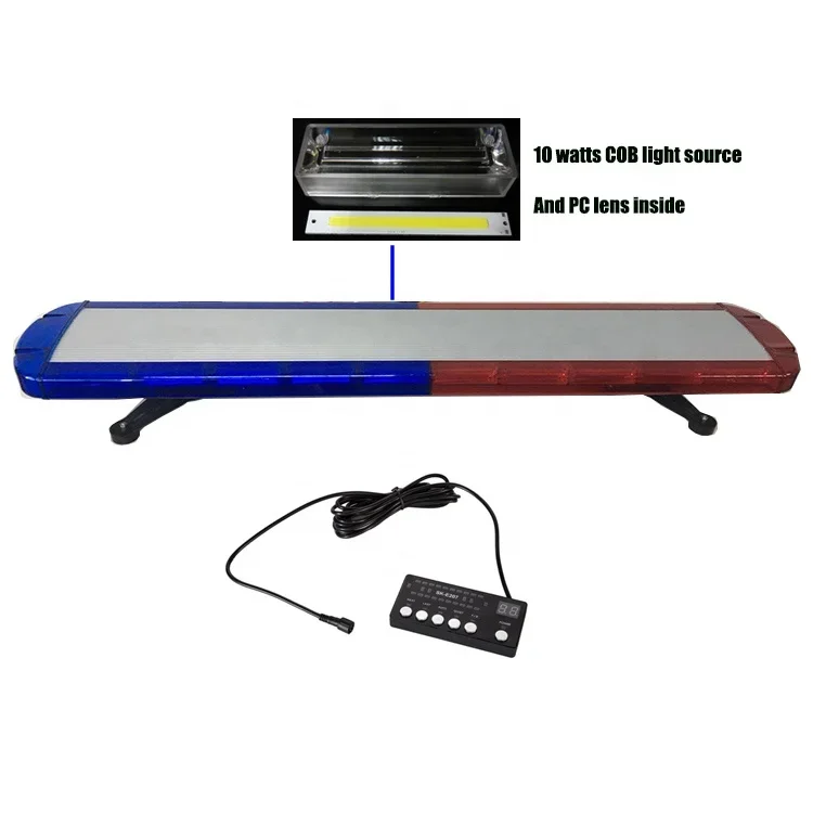 

Surfaced Super Slim LED IP65 Warning Emergency Ambulance LED Lightbar