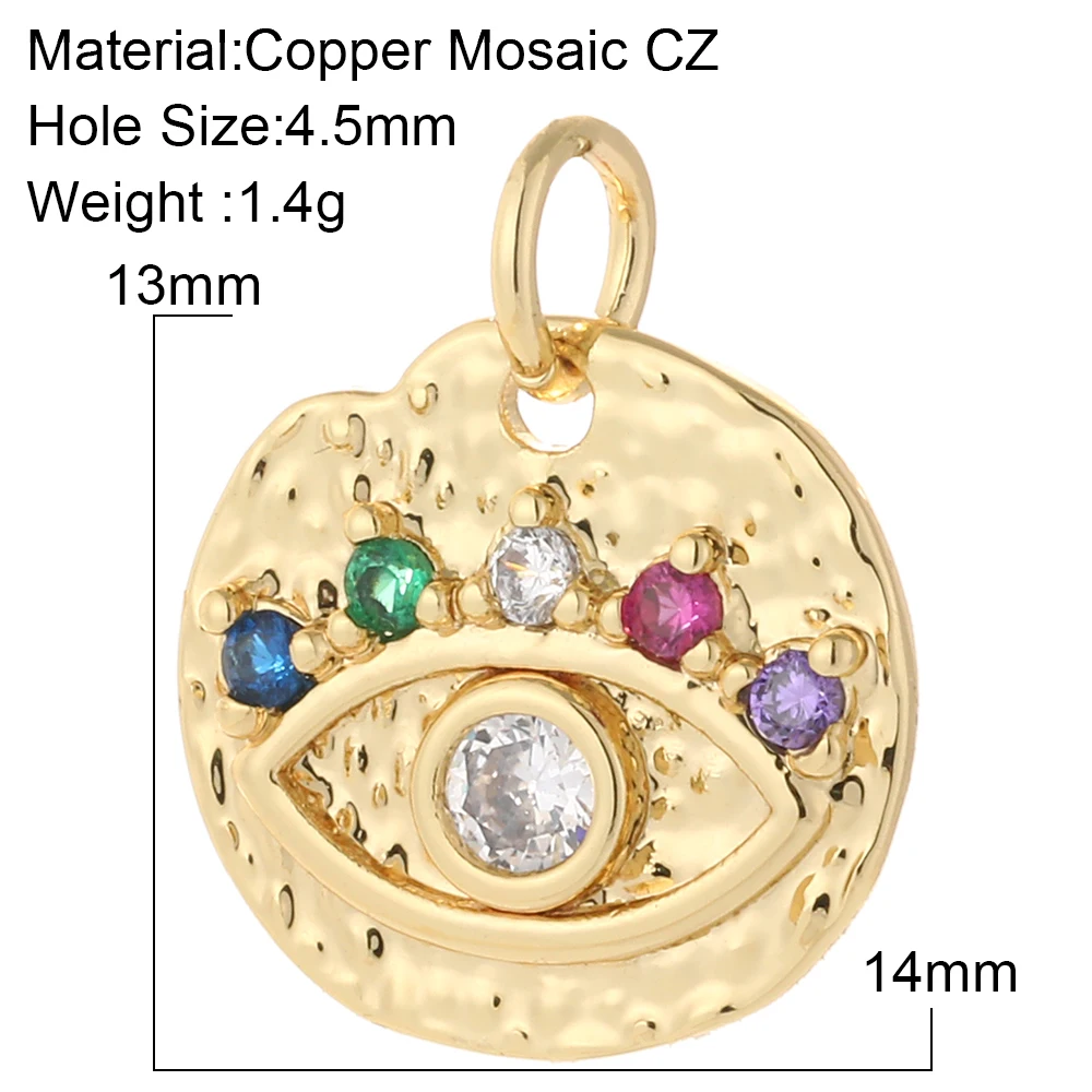 Evil Blue Eyes Charm Women\'s Gothic Mary Devil\'s Eye Jewelry DIY Bracelet Necklace Keychain Earrings Jewelry Amulet