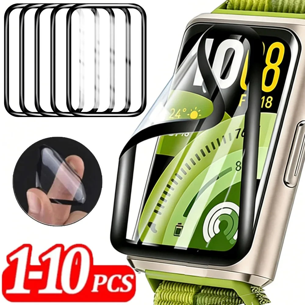 

1-10 шт. гибкая композитная пленка из ПММА для Huawei Band 11/11 Pro/10, защитная пленка для экрана, 3D-пленка с полным покрытием, защита от царапин