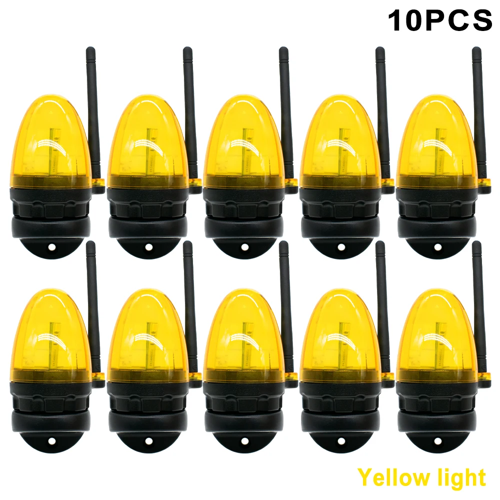 

10pcs Universal 12V-220V Outdoor LED Signal Alarm Light Strobe Flashing Light Wall Mount Emergency Warning Lamp for Gate Opener