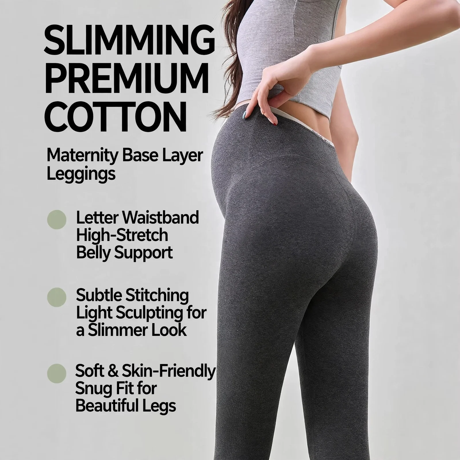 Maternity Leggings Cotton High Waist Thin Outer Wear Spring New Large Size Pregnant Women Clothing Comfortable Casual Elegant Sw