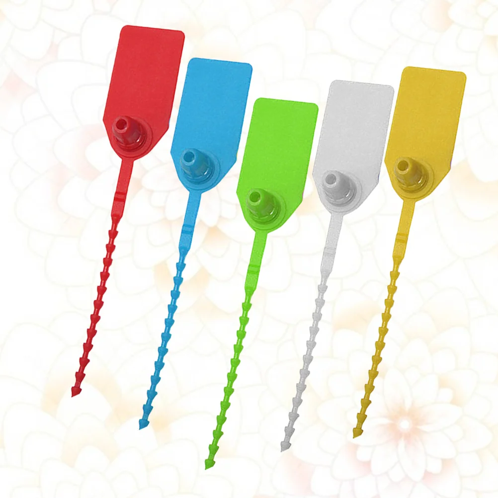 

50Pcs Durable Plastic Self-Locking Cable Ties Flexible Waterproof Fixing Ring Loop for Organizing Cables Wires