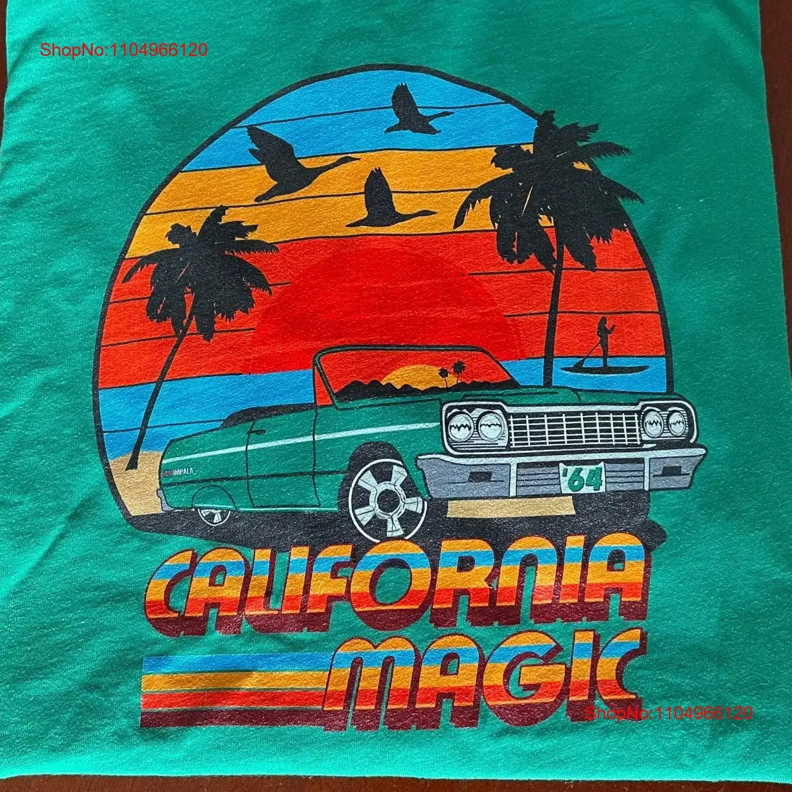 

Goose band inspired California Magic T Shirt Original Fan Art vintage Washed graphic Stretched Top For Everyday Wear Stylish