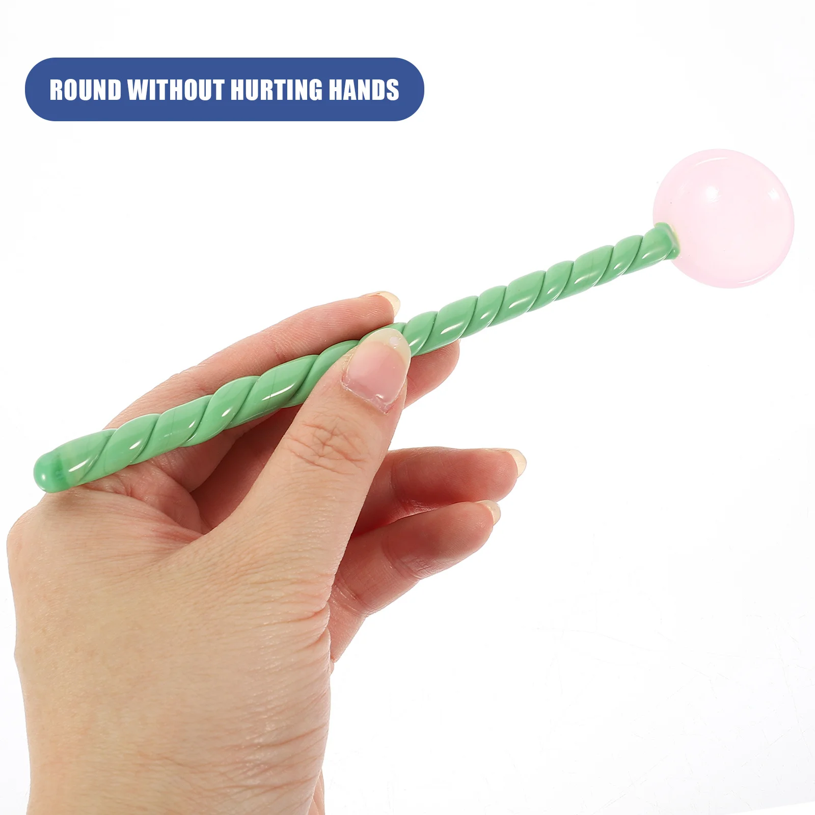 

2Pcs Glass Stirring Spoons Colored Decorative Juice Stirrers Reusable Coffee Cocktail Bar Mixing Sticks Party Supplies