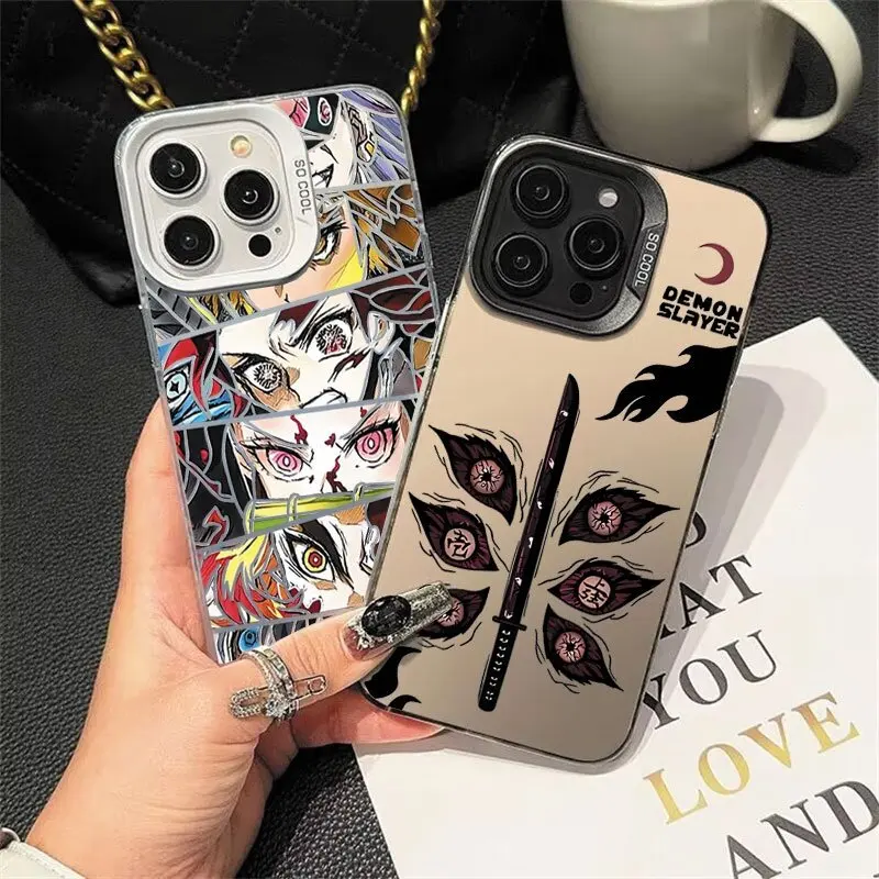 Funda de teléfono Demon Slayer Tanjiro para Samsung Galaxy A16 A15 A10 A21S A72 A52 A52S A06 A03S A51 A31 A71 M31 M23 cubierta dura láser