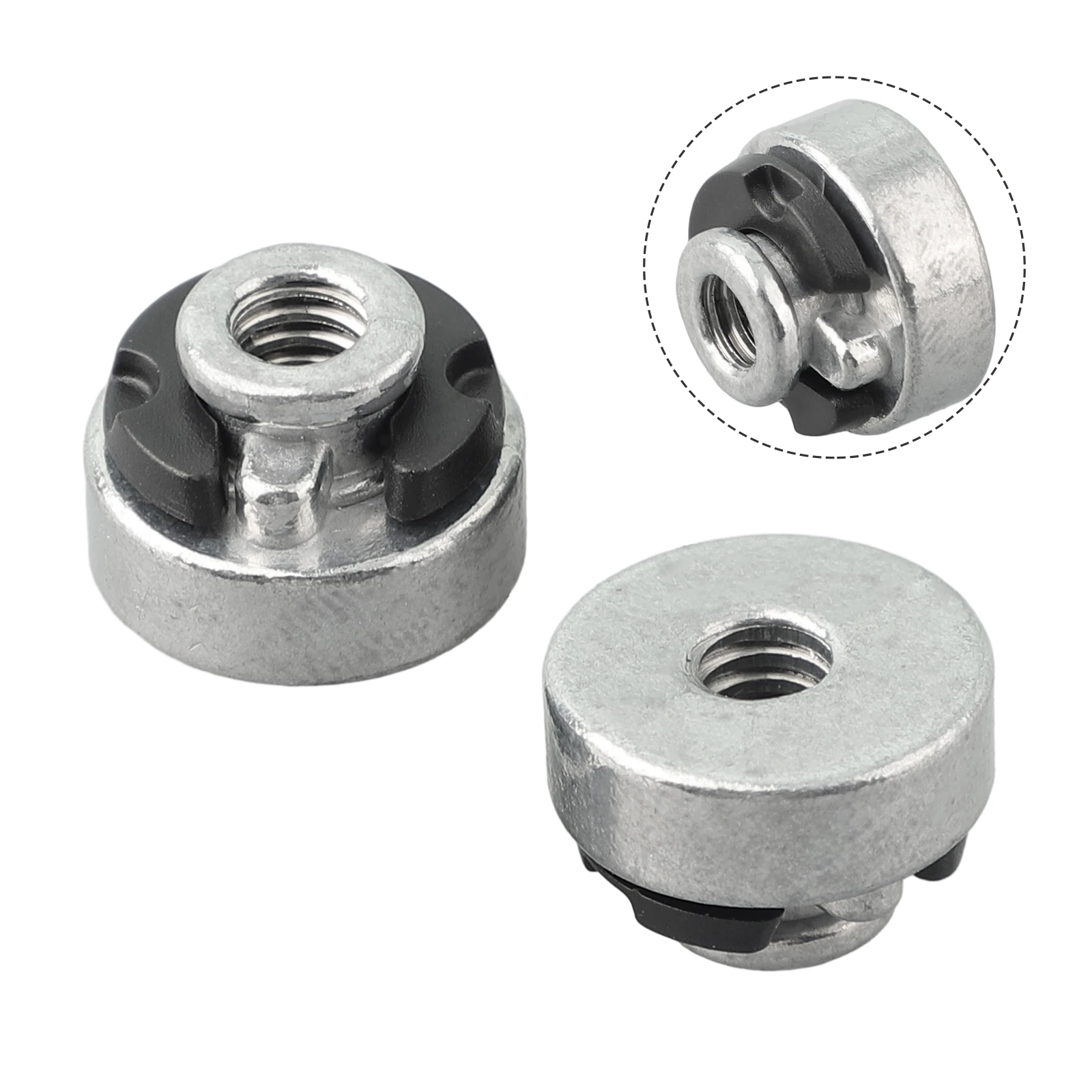 2Pcs For Mount Nut Kit for Motorcycle Rear Seats Includes 1/4 in 20 Threaded Nut and Retaining Clip for Secure Fit