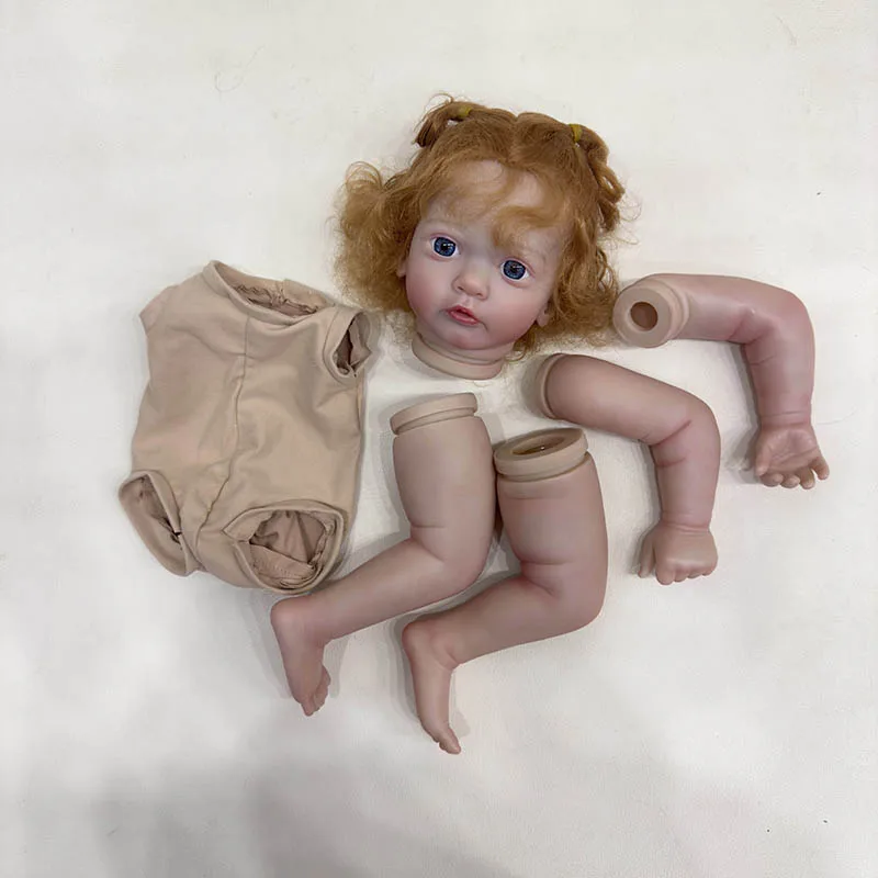 NPK 24インチ未完成ドールパーツ アヤナ 等身大リボーンDIYパーツ 手植えの髪付き 3Dスキンペイント コレクタブル リアルアートドール