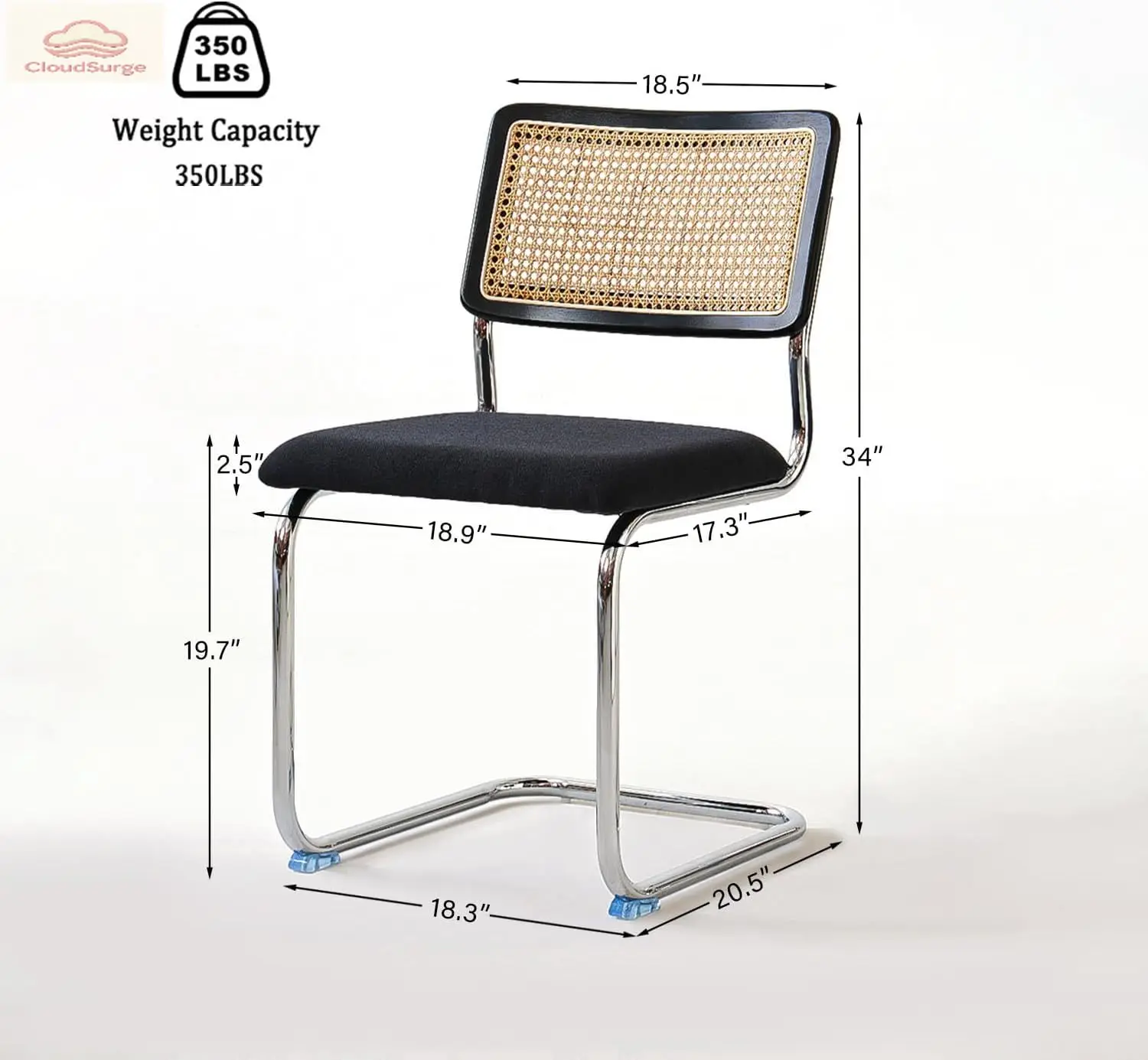 Black Chrome Rattan…