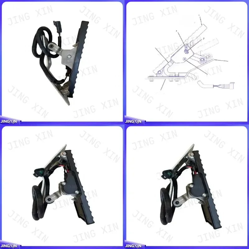 Custom for 1134799 113-4799 Foot Valve Speed Regulator Pedal Assembly Compatible with 627H 631E 623H 621H 657B 938G Wheel