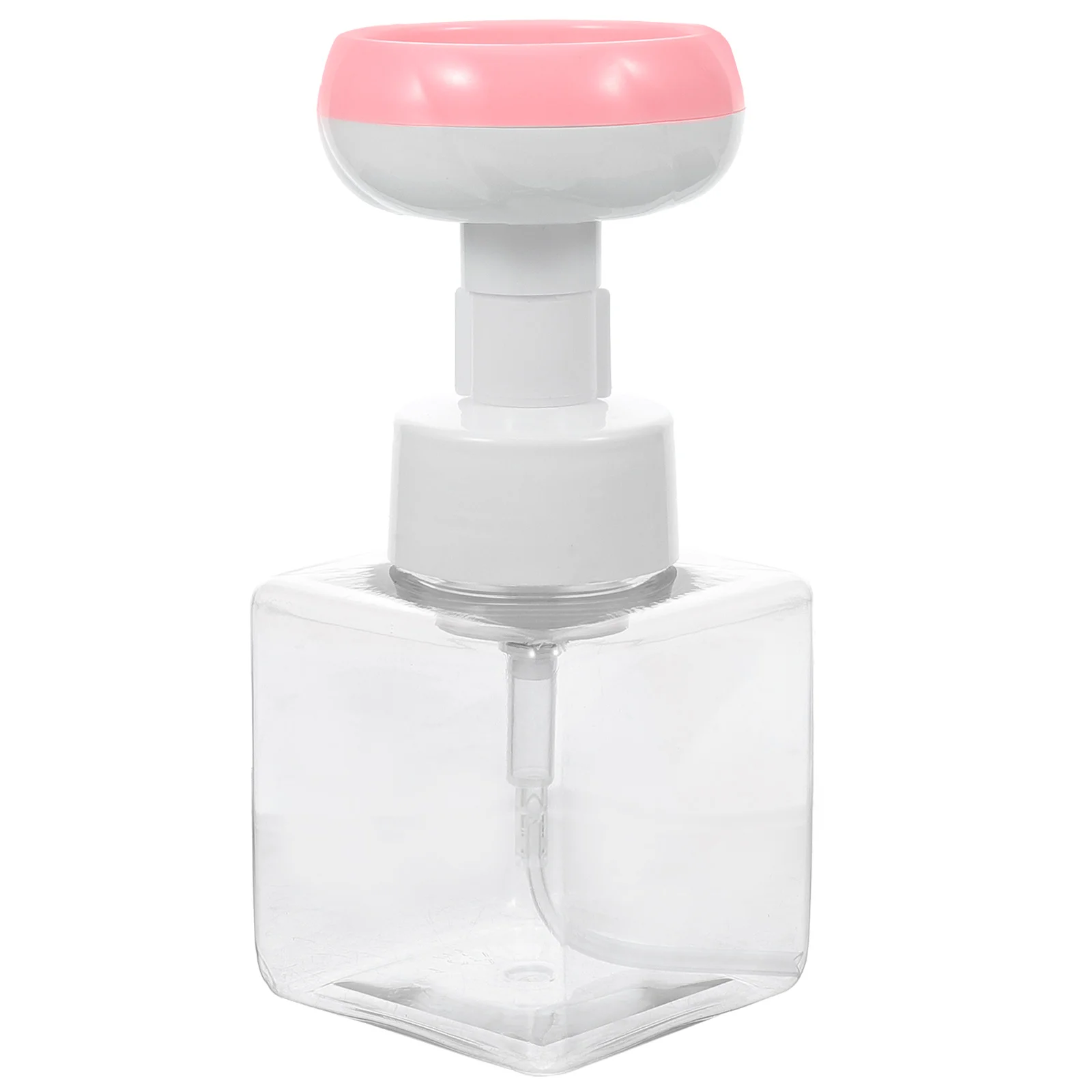 

Foaming Hand Soap Dispenser 250ML Pink Flower Pump Bottle Refillable Bathroom Travel Foam Soap Dispensers Reusable