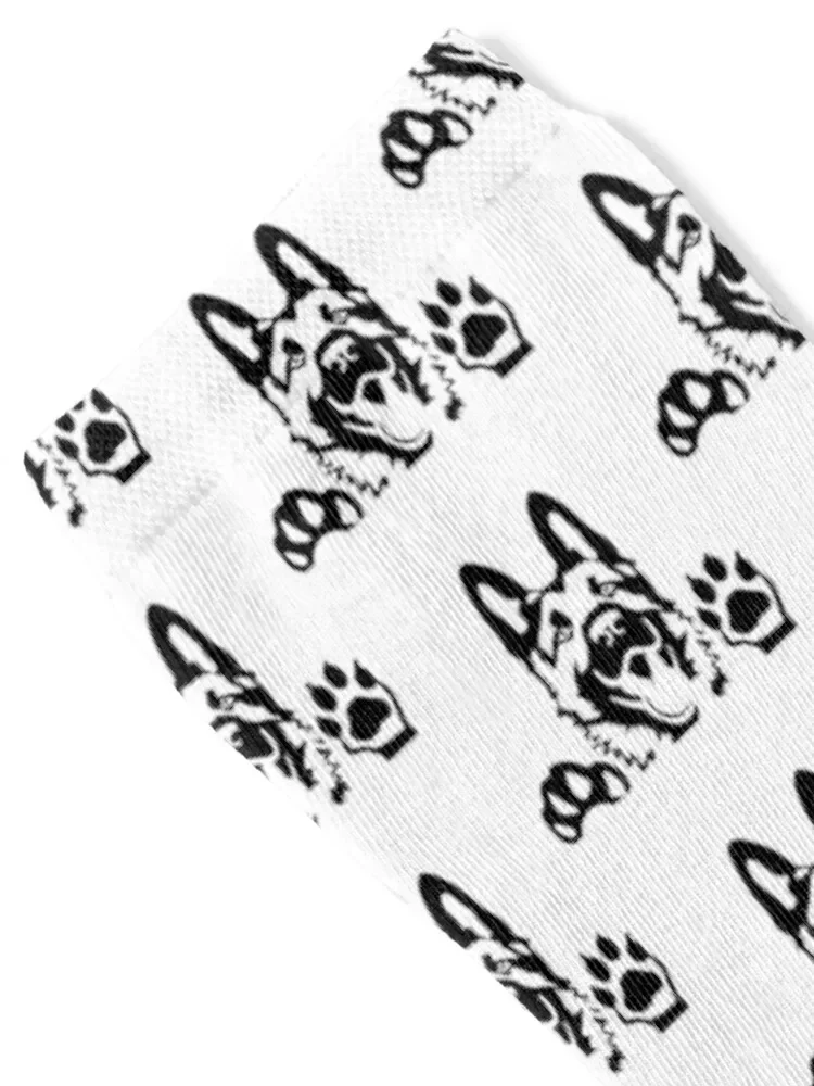 Love German Shepherd Puppy Love Dog Pet Animal Love Cute Dog Art Design Happy Apparel Essential Inspiration Joy Mood Funny Socks