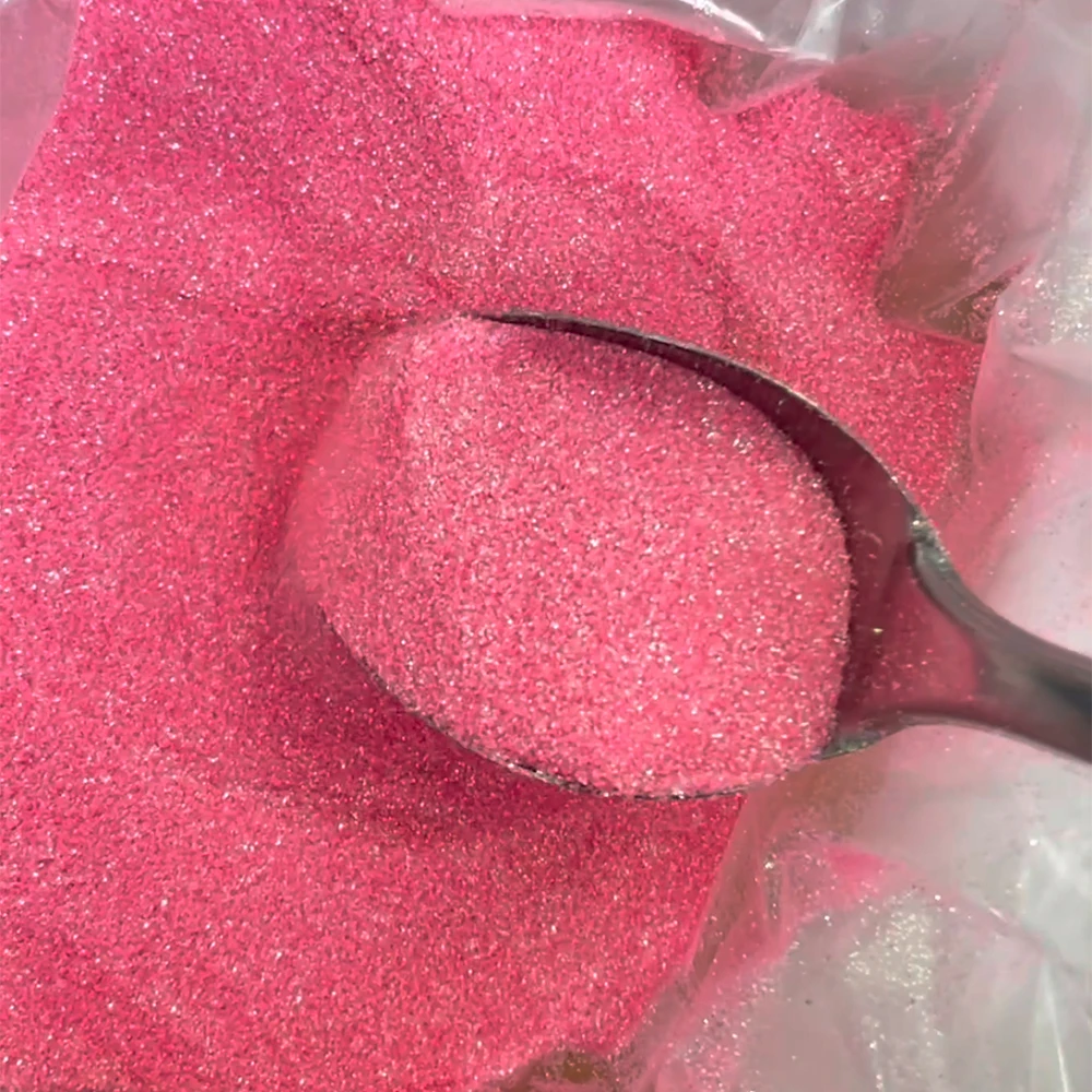 10g Pinkkk Shiny Sugar Glitter Nail Powder Everything For Manicure Woolen Powder Sweater Yarn Pigment Dust Nail Art Decorations*