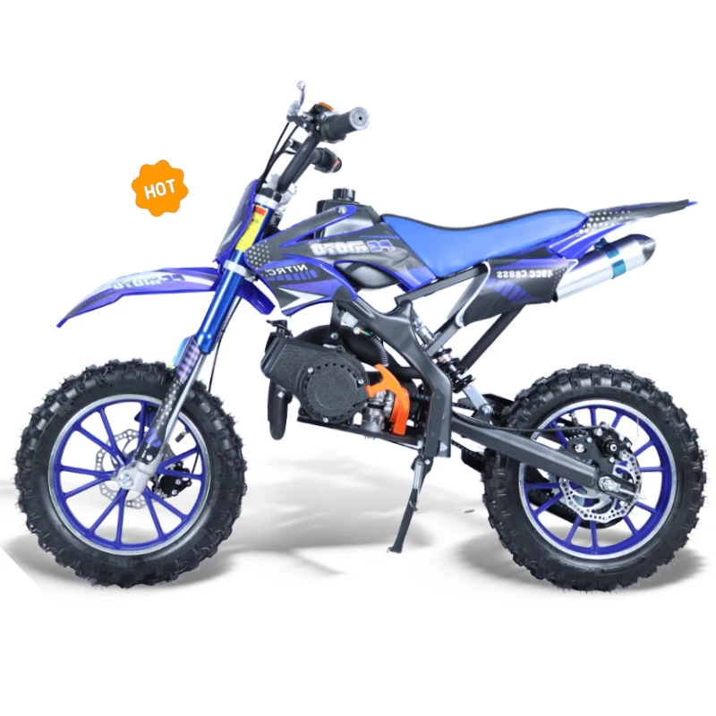 

New Fashion Air-cooled 2 Stroke Mini Dirt Bikes Pull Start Gas Mini Motorcycle 49cc For Kids