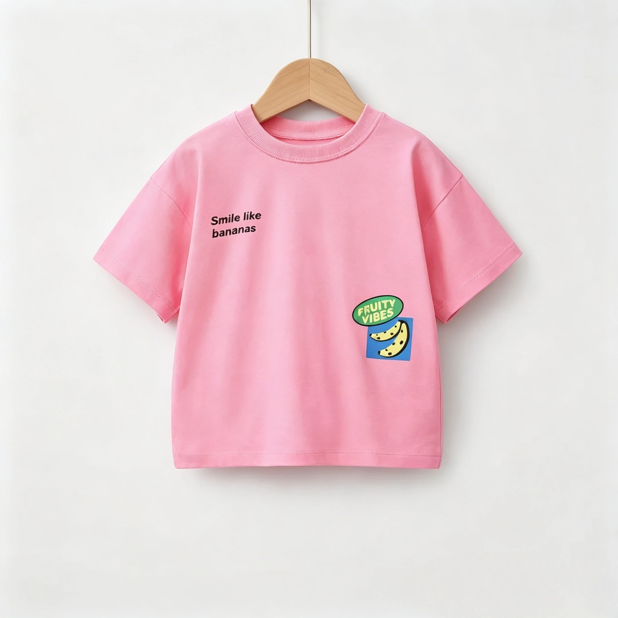

Children Double Sided Printed Cotton T Shirt Toddler Short Sleeve Casual Daily Top Boys Girls Summer Child Casual Basic Wear Tee