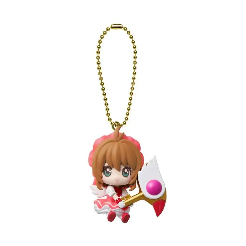 Брелок-реквизит Bandai Cardcaptor Sakura: 3D-фигурка, Гашапон, Волшебная палочка с головой птицы, любимая версия, Звездная палочка Сяоран Ли, Кероберос