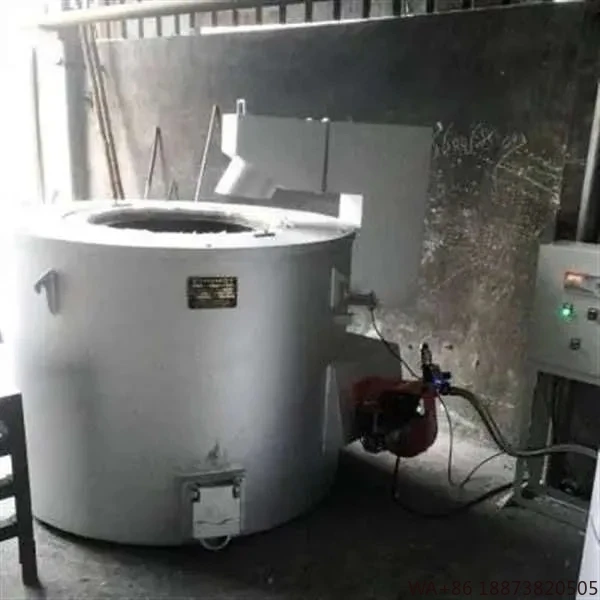 آلة الصهر J&Y صديقة للبيئة غاز ذوبان الألومنيوم يعمل بالغاز فرن صهر الألومنيوم الألومنيوم #6