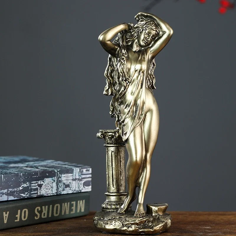 Estátua de venus de milo, escultura grega sem braços, figura de arte clássica, decoração de casa, museu, resina de qualidade, decoração de estudo colecionável