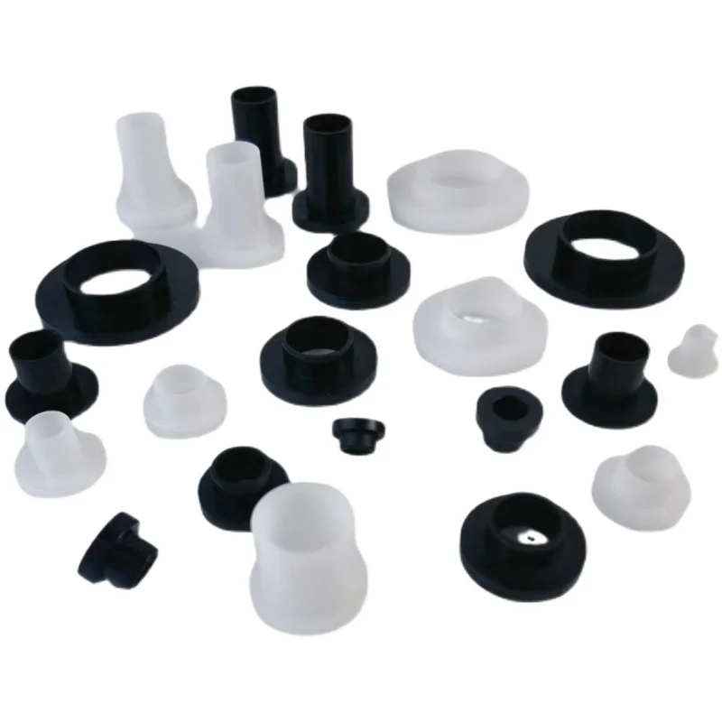 

30pcs M6 nylon step washer T-type gasket insulation washers hollow high column flange plastic white gaskets cushion