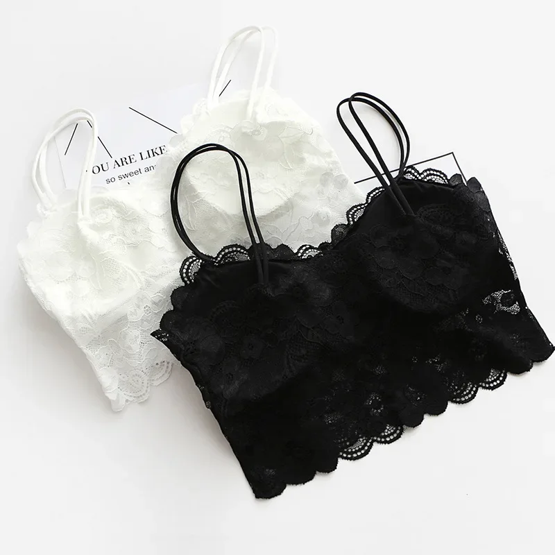 Female Lace Strap Wrapped Chest Shirt Underwear Bras 2023 Fashion Women Bralette Bra Female Tops