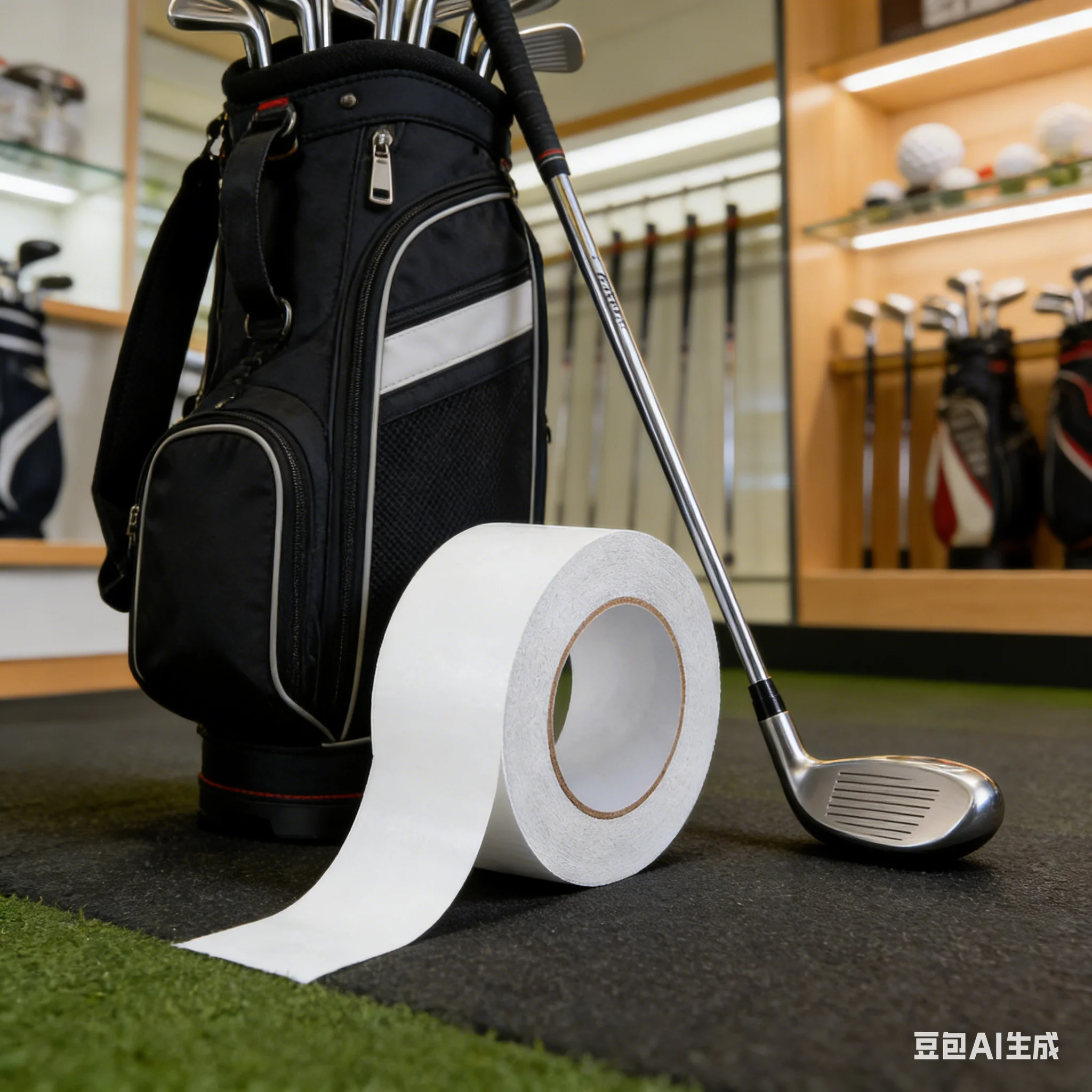 

Лента для обмотки рукояток клюшек для гольфа, белая, профессиональная, двусторонняя, для гольф-клубов, аксессуары для гольфа