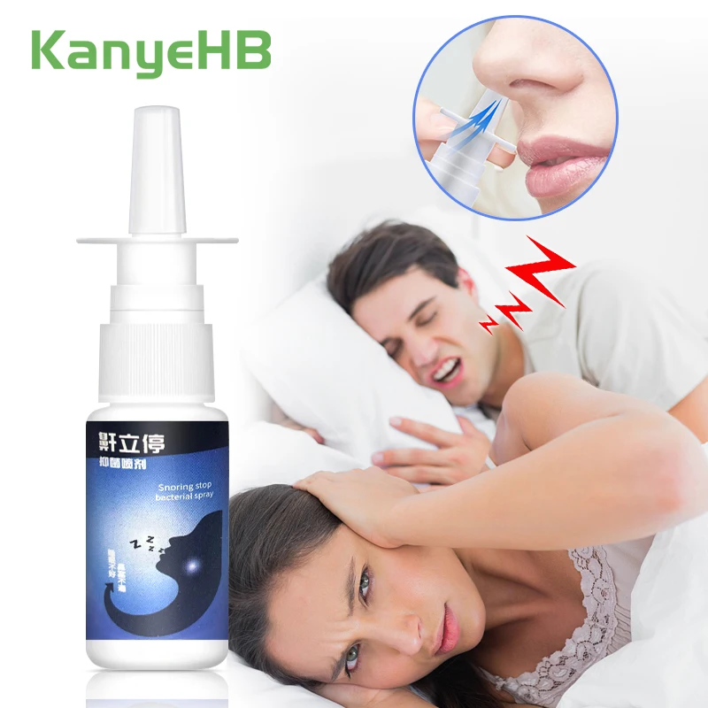 1pcs Snoring Stop Spray Snoring Relief Spray Smooth Breathing Herbal Nasal Spray Widen Nasal Cavity Repair Nasal Mucosa S076