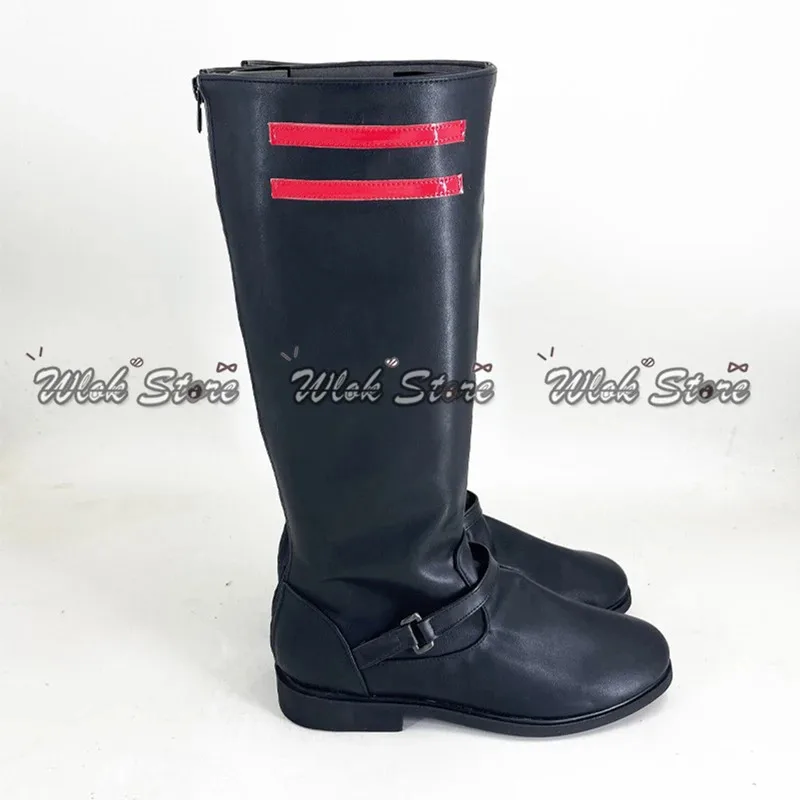 2025 yiyi 게임 러브 앤 딥스페이스 코스프레 신발 블랙 부츠 남성 여성 할로윈 파티 카니발 맞춤형 캘럽 파스스페이스 콜론