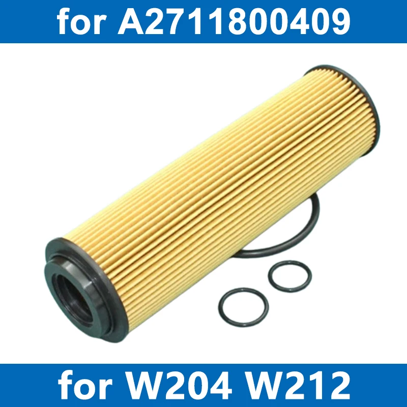 1/6/10PCS Car Oil Filter A2711800409 For W204 C180 C200 C250 W212 E200 E250 E260 R172 SLK200 SLK250 Engine M271 2007~